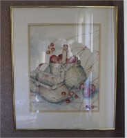 Betty D. McCollum Water Color Framed