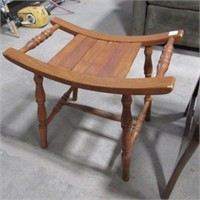 WOODEN DRESSING TABLE BENCH