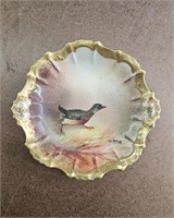 Vtg Limoges France Bird Decor Plate