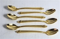Gold Tone Small Spoons