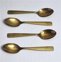 Gold Tone Small Spoons Louqsor