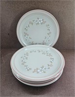5pc. Chantilly Flour De Bois Stonewear Plates