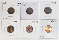 US Lincoln Cents 1909-2013