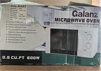 White Galanz Microwave Oven