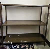 Mid Century 3 Tier Metal Shelf
