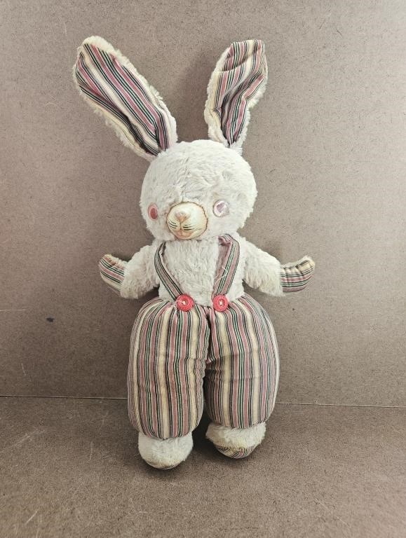 Vtg Stuffed Bunny Rabbit Toy