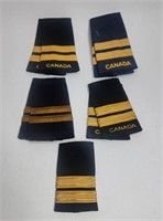 Military Shoulder Rank Insignia Slips VTG