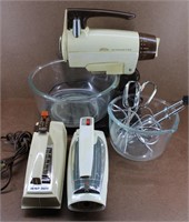 Vintage Sunbeam & GE Mixer/ Blenders