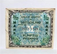 1944 WW2 Germany Allied Currency