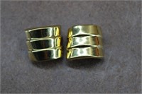 14K Italy Gold Clip Earrings