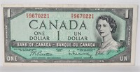 1954 Canada $1 Dollar