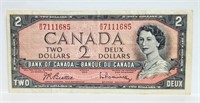 1954 Canada $2 Dollars