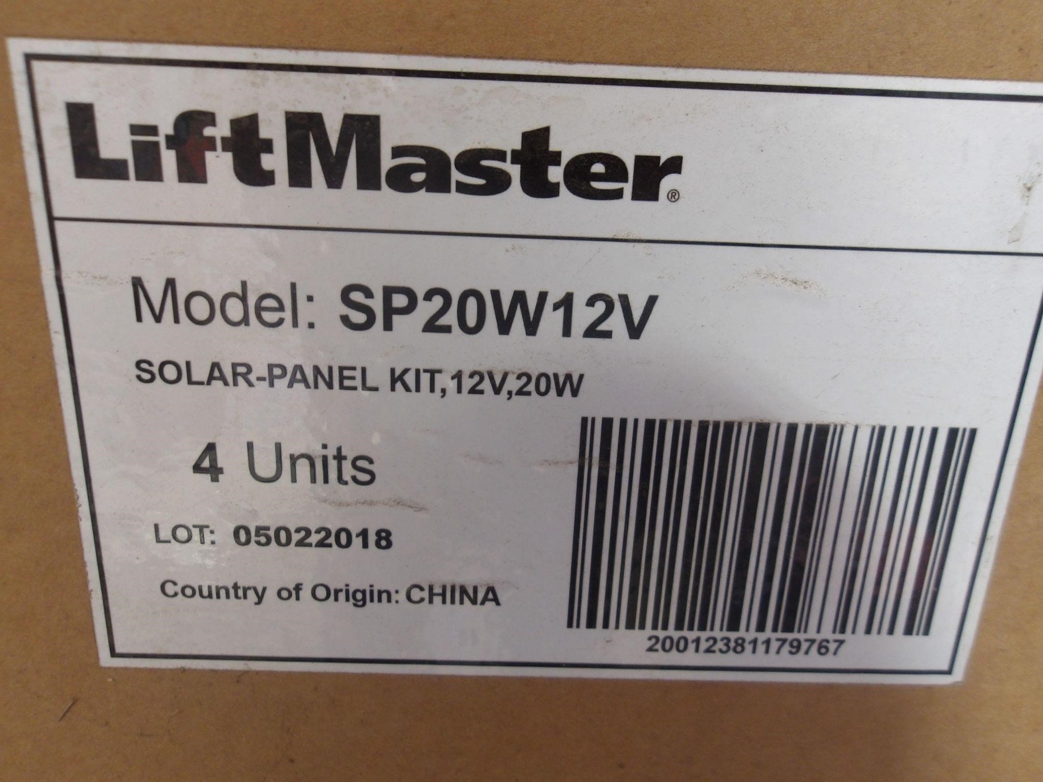Solar Panels #SP20W12V - Qty 2 Boxes