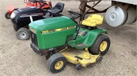 John Deere 185 mower, runs