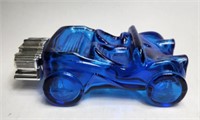 Dune Buggy Cobalt Blue Glass Decanter AVON