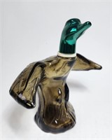 Duck Glass Mallard-in-Flight Cologne Bottle AVON