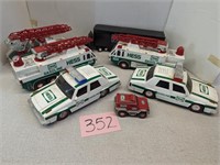 Lot of Hess Trucks and More