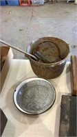 Cast iron and enamel