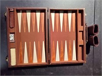 Backgammon Game Set in Case
