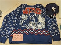 Star Wars Shirt & Yankees Hat