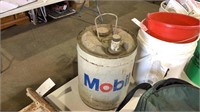 Mobil oil jug