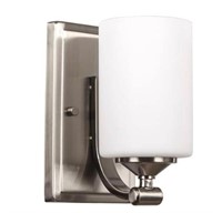 Hampton Bay 1-Light Brushed Nickel Wall Sconce