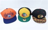 NEW Assorted Hockey Sports Caps (x3)