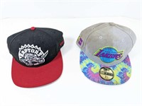 NEW Toronto Raptors & LA Lakers Cap (x2)