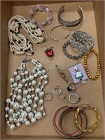 Eclectic Mix of Costume Jewelry - 15 Pieces+