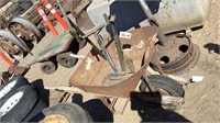 Wheelbarrow with contents