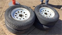 ST205/75R15 tires (4)