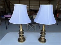 Two. Matching lamps.