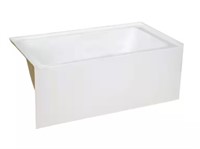 48 in. x 32 in. Right Drain Rectangular Alcove