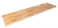 8 ft. L x 25 in. D Unfinished Ash Solid Wood