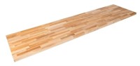 8 ft. L x 25 in. D Unfinished Ash Solid Wood