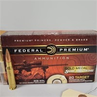 Federal Premium Gold Medal 308win AMMO 168gr