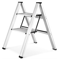 HBTower 2 Step Ladder, Aluminum Ladder, Folding S