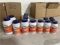 Assorted Box Lot of Now Dietary Supplements: (2)