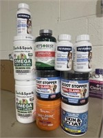 Lot of Assorted Pet Vitamins and Supplements -