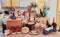Fenton Vase, Bean Pots, Figurines, Avon