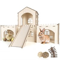 Cour Pets Large Rabbit Castle & Chew Toys - Set o