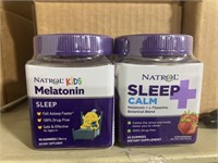 Lot of (5) Natrol Kids Melatonin Gummies and (1)