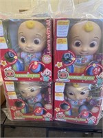 Lot of (4) Cocomelon JJ Learning Doll