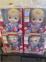 Lot of (4) Cocomelon JJ Learning Doll