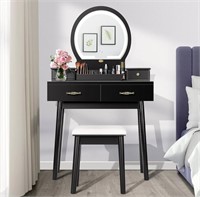 VIVOHOME Vanity Set with 3-Color Dimmable Lighted