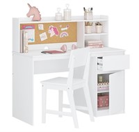 UTEX Kids Study Desk With Chair, Kids Desk And