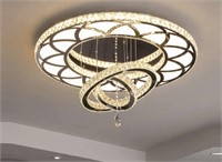 W32'' Crystal Chanderliers Living Room Pendant