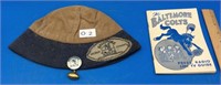 Vintage 1953 Baltimore Colts Memorabilia