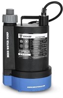 DEKOPRO Submersible Water Pump 1/3 HP 2450GPH