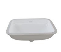 Glacier Bay 22 in. Ceramic Rectangular Undermount